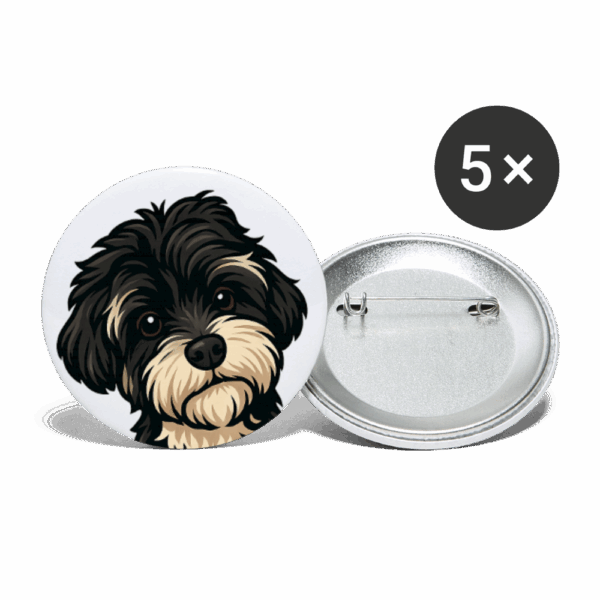 Havanese - Buttons small 1'' (5-pack) - Image 3