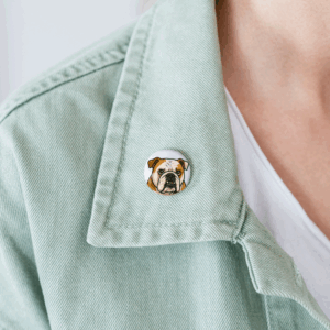 English Bulldog - Buttons small 1'' (5-pack)