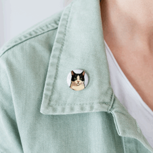 Cat - Buttons small 1'' (5-pack)